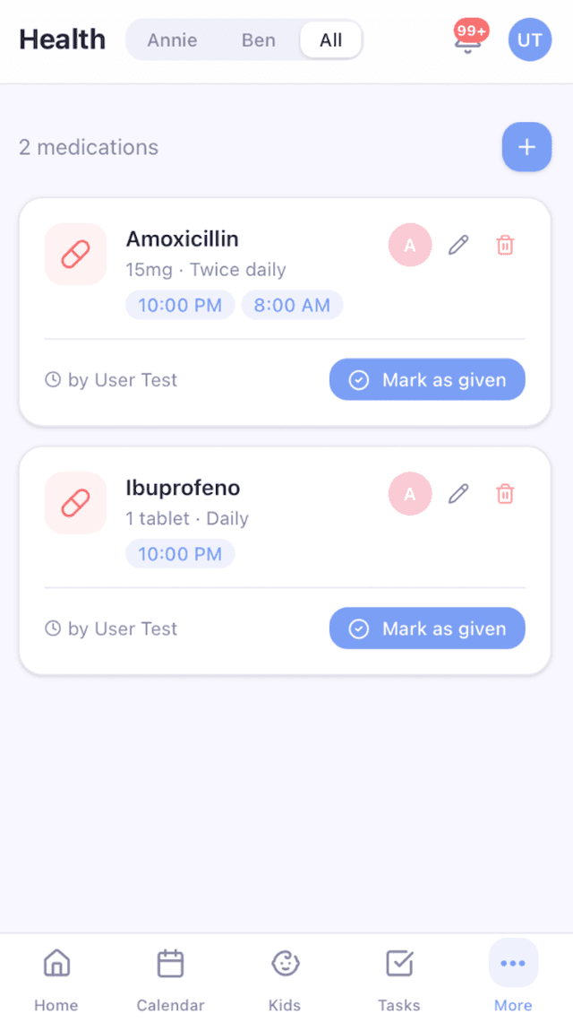 Ordyn+ medication tracking